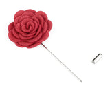 12 Pieces Lapel Pin Flower Men's Boutonniere for Suit - Flowers Series