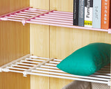 Adjustable Storage Rack Cupboard Shelf - Purple