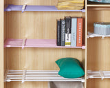 Adjustable Storage Rack Cupboard Shelf - Purple