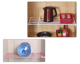 Adjustable Storage Rack Cupboard Shelf - Purple