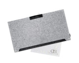 Multifunctional Felt Desk Mat Mouse Pad Table Organiser - Grey