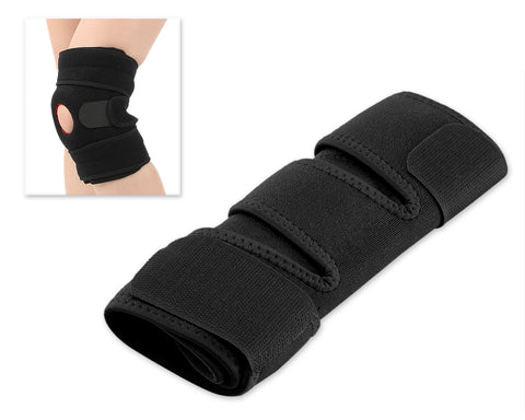 Adjustable Sports Knee Support Breathable Thick Knee Pads - Black