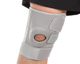 Adjustable Sports Knee Support Breathable Thick Knee Pads - Grey