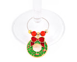 6 Pieces Christmas Wine Glass Charms