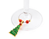 6 Pieces Christmas Wine Glass Charms