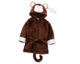 Multiple Size Animal Hooded Bathrobe for Kids 1 - 5 Years Old