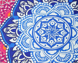 Indian Mandala Print Cotton Beach Towel 59 Inches