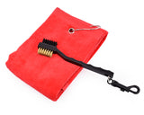 Golf Towel and Club Brush Set