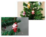 12 Pieces Santa Claus Ornaments for Christmas Tree Decoration