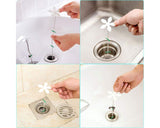 Flower Shape Drain Hair Catcher Set of 5