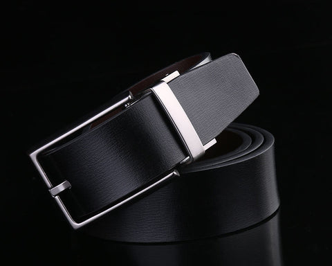 Leather Belts for Men with  A Flannel Bag and A Gift Box