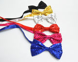 Kids Sequin Bow Tie for Party and Stage Show Set of 6