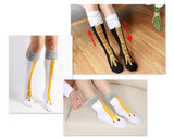 Chicken Leg Socks 3 Pairs Knee High Cotton Socks