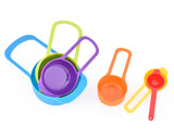 6 Pieces Plastic Measuring Spoons