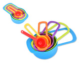 6 Pieces Plastic Measuring Spoons