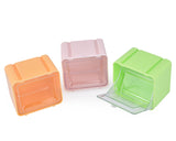 4 Pcs Retro Pattern Paper Washi Masking Tape with Storage Box