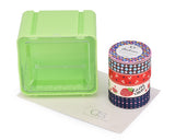 4 Pcs Retro Pattern Paper Washi Masking Tape with Storage Box