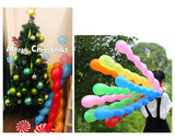 Spiral Party Balloons 100 Pieces 40 Inches Multicolor Latex Balloons with Air Pump