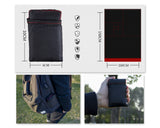 150 x 100CM Foldable Picnic Blanket - Black