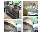 115 x 62cm Vehicle Pet Barrier with Hooks and Straps