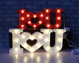 LED Marquee Love Light - White
