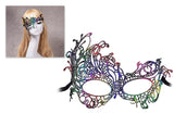 Colorful Halloween Masquerade Party Fancy Dress Sexy Lace Eye Mask - Butterfly