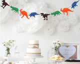 Dinosaur Flag Kids Birthday Bunting Banner for Party Decoration
