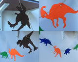 Dinosaur Flag Kids Birthday Bunting Banner for Party Decoration