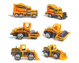 Construction Vehicles Alloy Toy Trunk Model Set of 5