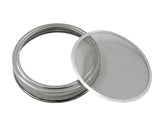 Sprouting Jar Lids 4 Pcs Stainless Steel Sprouting Lids for Mason Jars