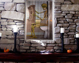 Skull Door Cover for Halloween Decorations