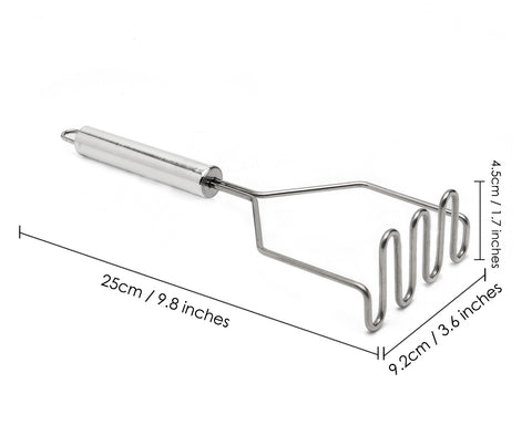 Potato Masher 9 Inches Stainless Steel Wire Potato Smasher Tool