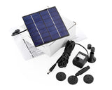 Solar Fountain with Water Pump and 1.2W Solar Panel