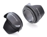 3 Pcs of 52mm Filter and Lens Hood Camera Kit