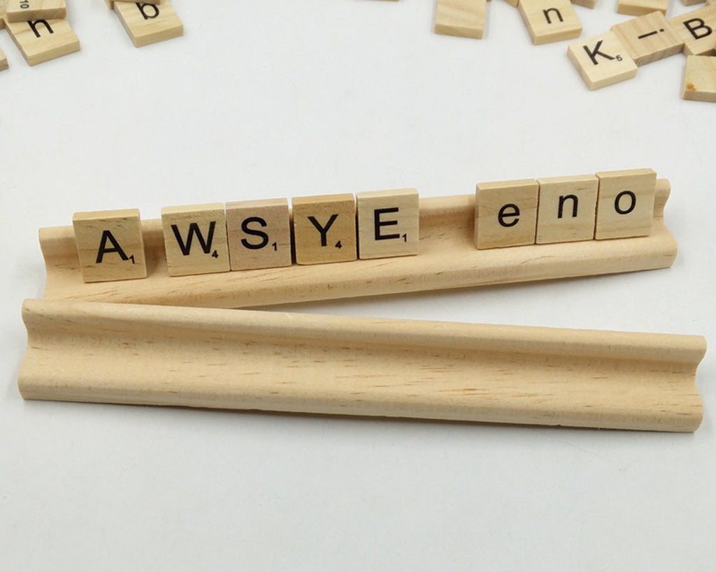 Wooden Alphabet Letters 200 Pieces Scrabble Tiles Replacement SCSpecial