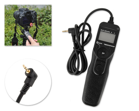 Timer and Shutter Remote Control for Canon Pentax Samsung Cameras