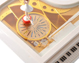 Classic Mechanical Piano Music Box with Dancing Ballerina