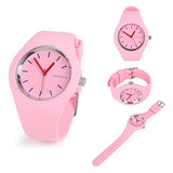 Wholesale Lots of 10pcs Unisex Ultra-thin Silicone Jelly Quartz Watch