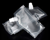 Concealable Alcohol Bags 6 Pieces Plastic Flasks with Plastic Funnel
