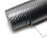60cm x 150cm Bubble Free Carbon Fiber Sticker - Black