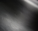 60cm x 150cm Bubble Free Carbon Fiber Sticker - Black