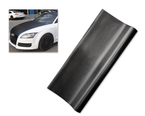 60cm x 150cm Bubble Free Carbon Fiber Sticker - Black