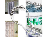 Stainless Steel Curtain Hooks 12 Pieces Curtain Rings