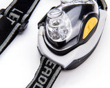 Adjustable Headlamp with White and Red LED Light