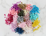 Flower Stamens 1800 Pieces 3 Millimeter Pearl Stamens
