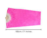 Belly Dance Fans 1 Pair 180 cm Artificial Silk Fan Veil