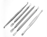 Blackhead Remover Tools 5 Pieces Pimple Extractor Kit with Metal Case