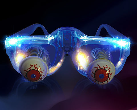 Novelty LED Glasses Pop out Eyeball Glasses for Halloween