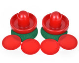 Adult Air Hockey Pushers Set  with 8 Pucks