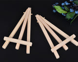 Mini Wood Display Easel 12 Piece 6 Inch Card Holder